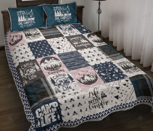 Let'S Go Camping Quilt Bedding Set