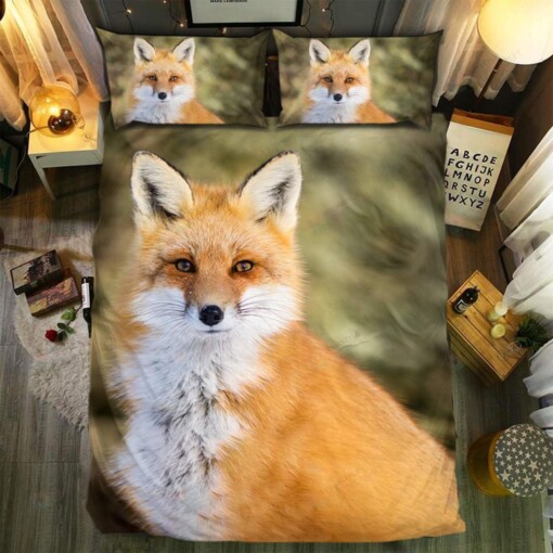 Fox Collection 62 3d Duvet Cover Bedding Set
