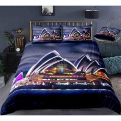 Sydney Opera House Bedding Set Bed Sheets Spread Comforter Duvet Cover Bedding Sets