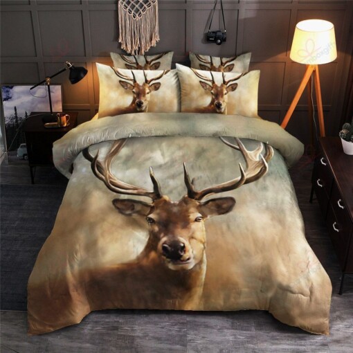 Beautiful Deer Bedding Set Bed Sheets Spread Comforter Duvet Cover Bedding Sets