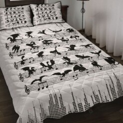 Dragons Staves Style Quilt Bedding Set