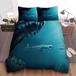 Megalodon Bed Sheets Spread Comforter Duvet Cover Bedding Sets