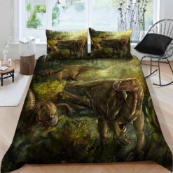 Dinosaur Cotton Bed Sheets Spread Comforter Duvet Cover Bedding Sets