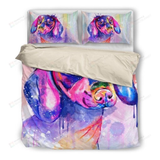 Dachshund Cotton Bed Sheets Spread Comforter Duvet Cover Bedding Sets