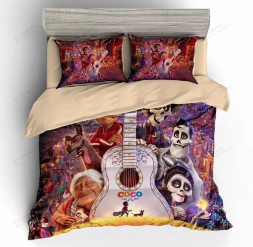 Coco Disney For Kids 3d Duvet Cover Bedding Set