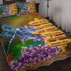 Dragonfly - Dream Big Quilt Bedding Set