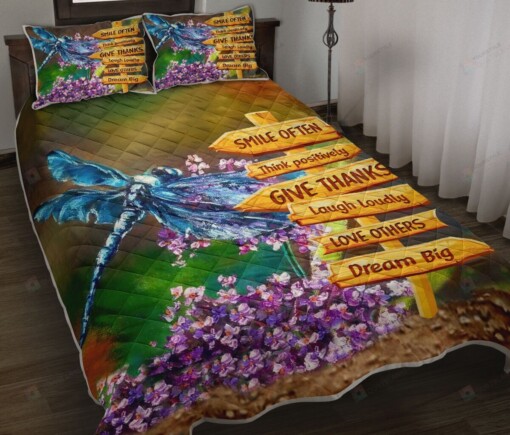 Dragonfly – Dream Big Quilt Bedding Set