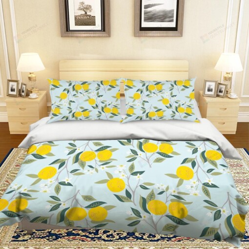 Lemons Bedding Set Style 1 (Duvet Cover & Pillow Cases)