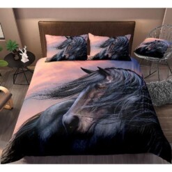 Horse Bedding Set Bed Sheets Spread Comforter Duvet Cover Bedding Sets