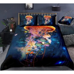 Colorful jellyfish Bedding Set Bed Sheets Spread Comforter Duvet Cover Bedding Sets