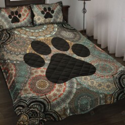 Dog Quilt Bedding Set