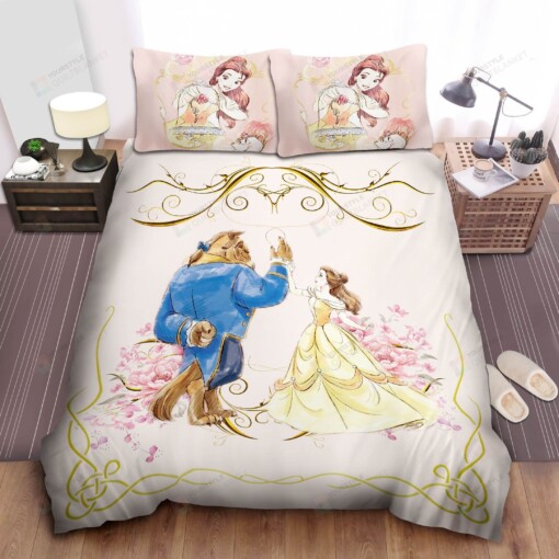 Beauty And The Beast Bedding Set (Duvet Cover & Pillow Cases)
