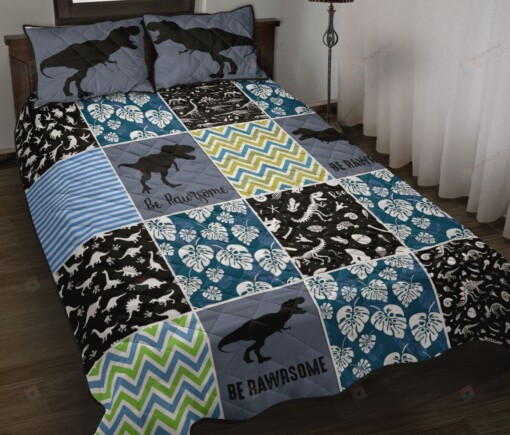 Saurus Quilt Bedding Set