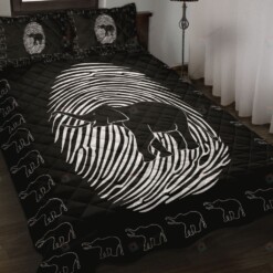 Elephant Fingerprint Quilt Bedding Set