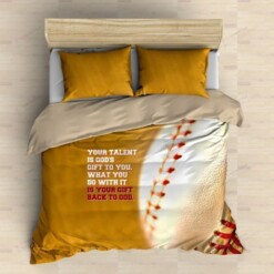 Baseball Cotton Bed Sheets Spread Comforter Duvet Cover Bedding Sets