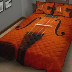 Violin Quilt Bedding Bed Sheets Spread Comforter Duvet Cover Bedding Sets