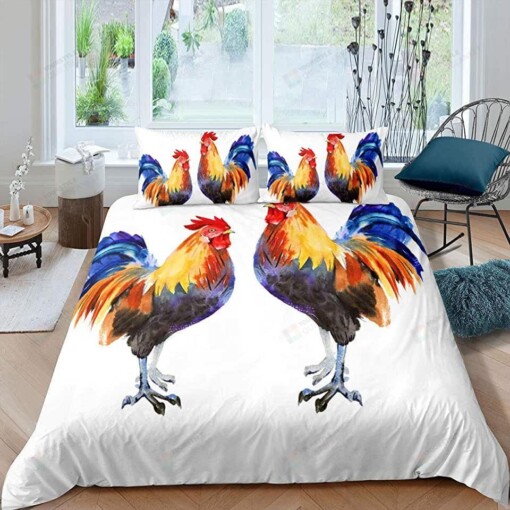 Chickens Bedding Set Bed Sheet Spread Comforter Duvet Cover Bedding Sets