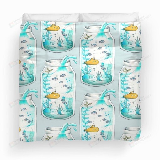 Yellow Submarine Duvet Cover Bedding Set