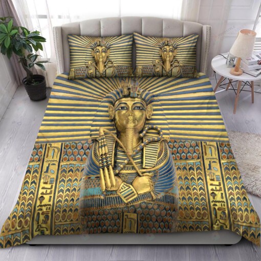 Ancient Egyptian Pharaoh Bedding Set Bed Sheets Spread Comforter Duvet Cover Bedding Sets