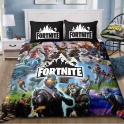 3D Fortnite Team Duvet Cover Bedding Set