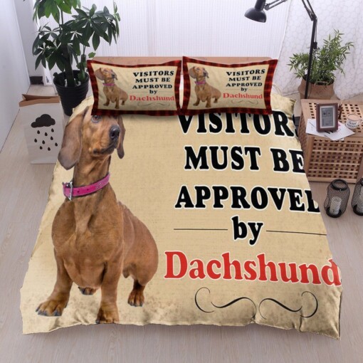 Dachshund Cotton Bed Sheets Spread Comforter Duvet Cover Bedding Sets