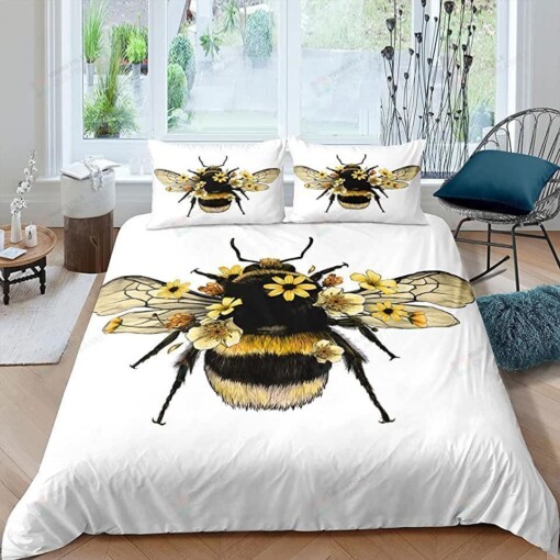 Bee Bed Sheets Duvet Cover Bedding Sets