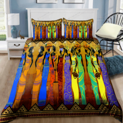 African Woman Bedding Set Bed Sheets Spread Comforter Duvet Cover Bedding Sets