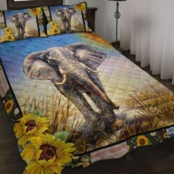 Elephant Quilt Bedding Set