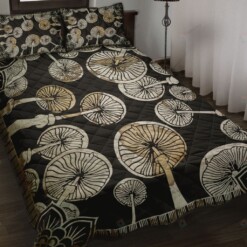 Mushroom Quilt Bedding Set