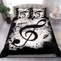 Treble Clef Duvet Cover Bedding Set