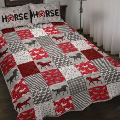 Horse Quilt Bedding Set