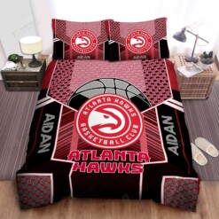 Custom Name Atlanta Hawks Bedding Set