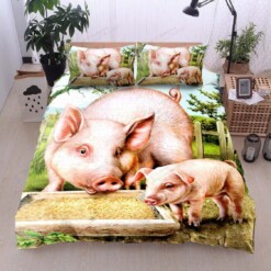 Pig Cotton Duvet Cover Bedding Sets