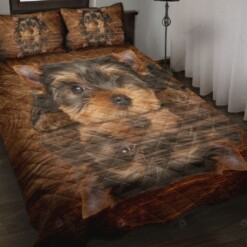 Yorkshire Terrier Quilt Bedding Set