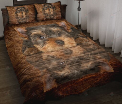 Yorkshire Terrier Quilt Bedding Set