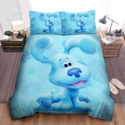 Blue's Clues Bed Sheets Spread Comforter Duvet Cover Bedding Sets