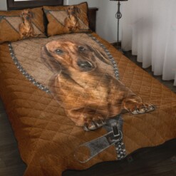 Dachshund Quilt Bedding Set