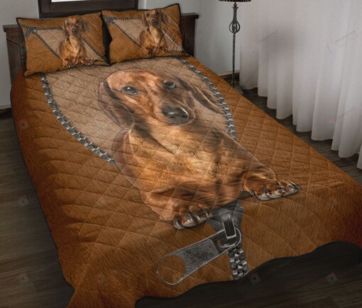 Dachshund Quilt Bedding Set