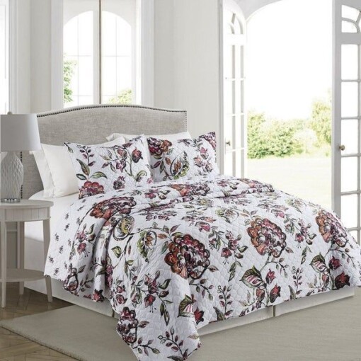 Pauline Cotton Bed Sheets Spread Comforter Duvet Cover Bedding Sets