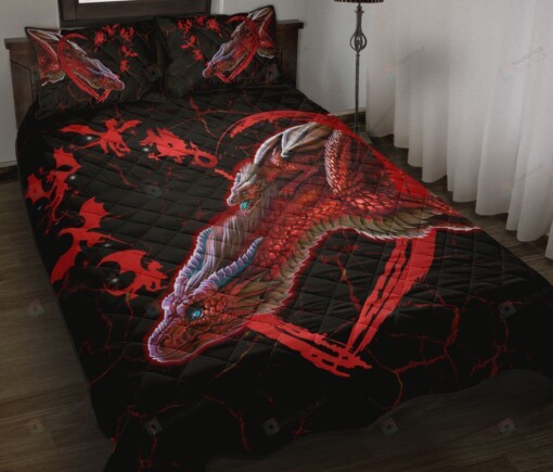 Dragon Heart Style Quilt Bedding Set