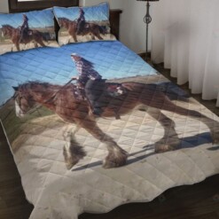 Horse Quilt Bedding Set