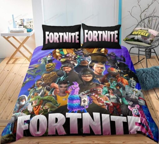 Team 4 Fortnite Gamer Duvet Cover Bedding Set