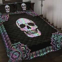 Skull Quilt Bedding Set