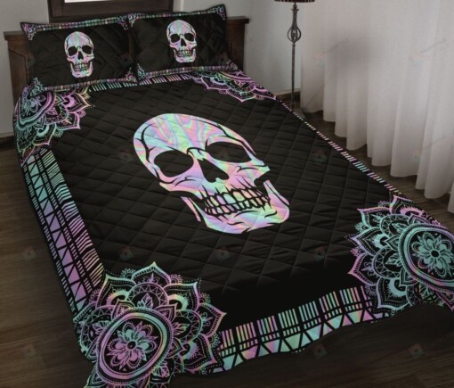 Skull Quilt Bedding Set