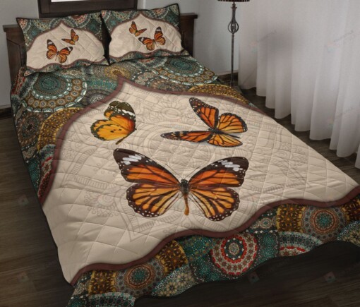 Butterfly Quilt Bedding Set