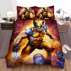 Wolverine Bed Sheets Spread Comforter Duvet Cover Bedding Sets