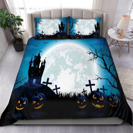 Halloween Night Bedding Set Bed Sheets Spread Comforter Duvet Cover Bedding Sets