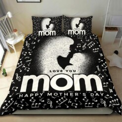 Musical Notes Mom'S Day Bed Sheets Duvet Cover Bedding Set