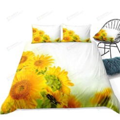 Sunflowers Bed Sheets Duvet Cover Bedding Set