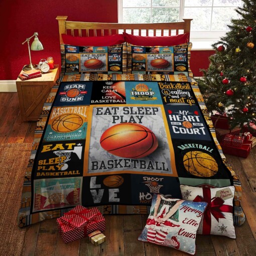 Basketball Cotton Bed Sheets Spread Comforter Duvet Cover Bedding Sets